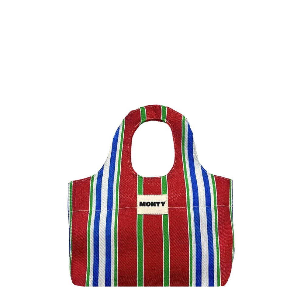Bags by Monty Oval Bag-Sangria & Cobalt